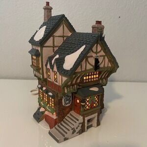 Department 56 Dickens Village Pied Bull Inn 2nd Edition 1993 5751-7